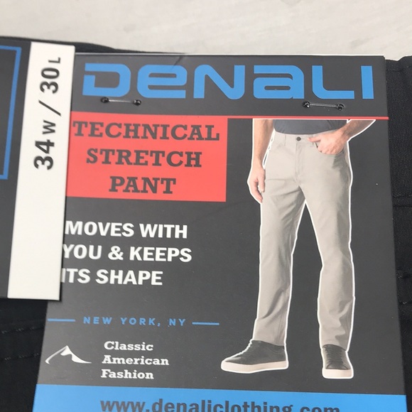 Denali 34-30 Lot of 3 Technical Stretch Pants Khaki Black & Gray - Picture 2 of 3